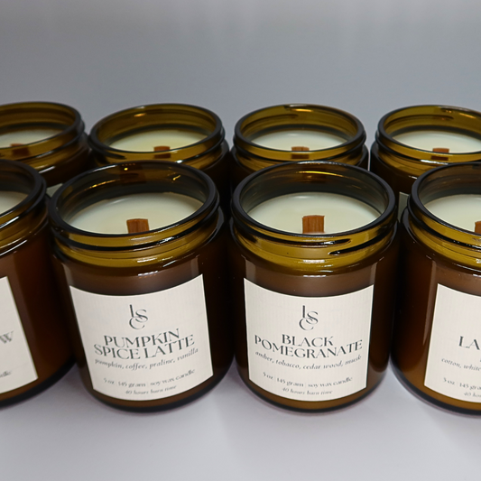 Big Flame Candle - Balsam Oudh