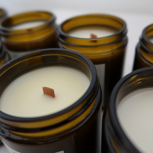 Big Flame Candle - Black pomegranate