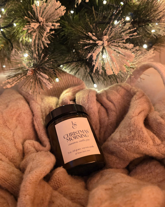 Christmas Morning Big Flame Candle - Christmas Collection