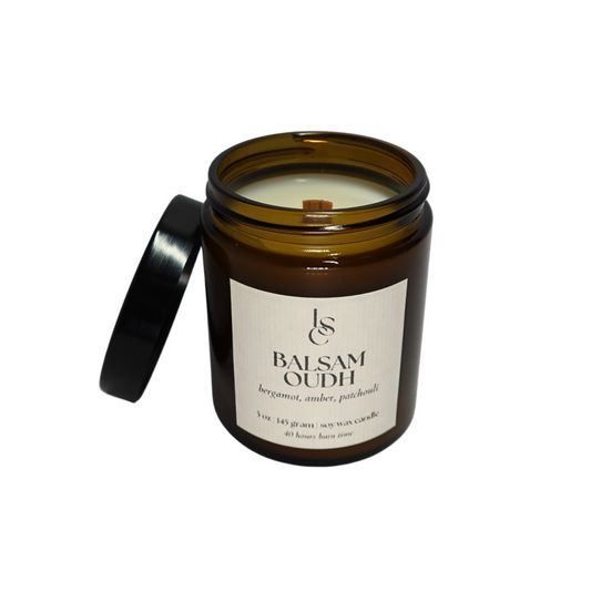 Big Flame Candle - Balsam Oudh