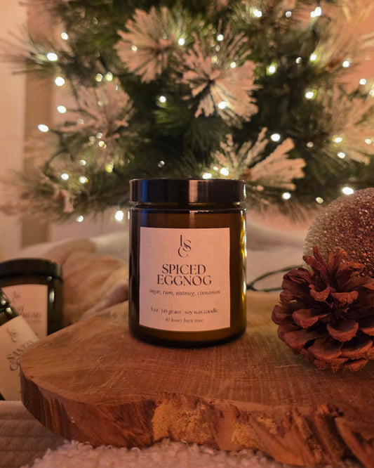 Spiced Eggnog Big Flame Candle - Christmas Collection