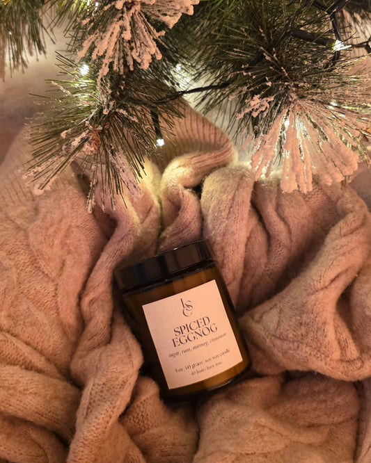 Spiced Eggnog Big Flame Candle - Christmas Collection
