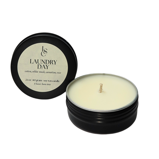 Travel Tin Candle - Laundry day